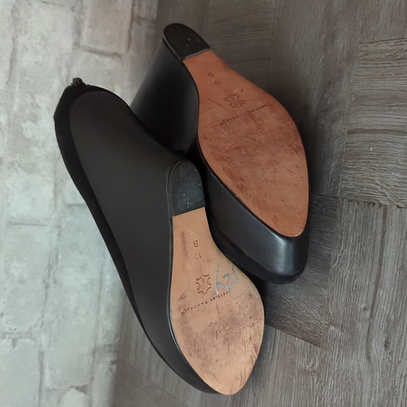 Leoffler Randall Nubuck Leather Platform Wedge Bootie - Picture 10 of 14